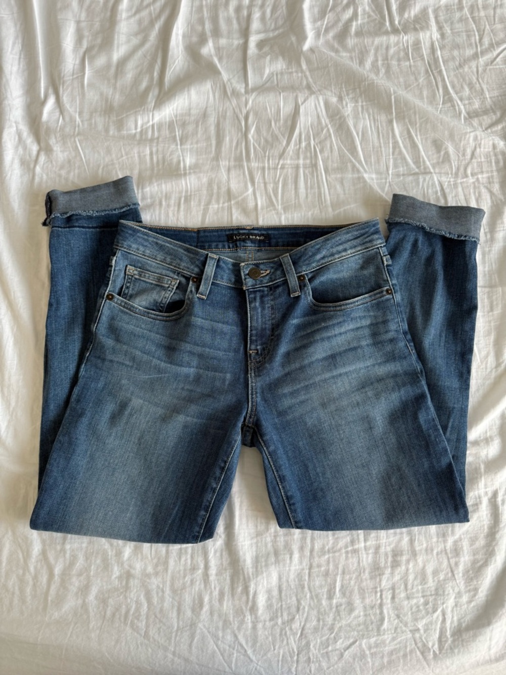 Lucky Brand Low Rise Lolita Skinny Medium Blue Jeans - 6/28A